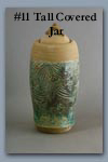 Tall Covered Jar